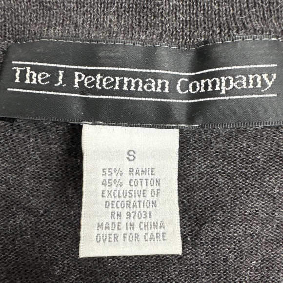 The J. Peterman Co.‎ Women's Long Cardigan Sweater One Button [Size Small] - Picture 2 of 6